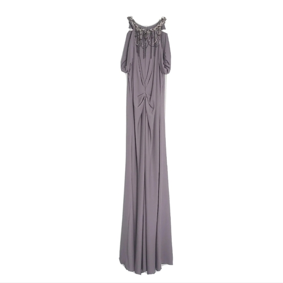 BcbgMaxAzria Grey Maxi Dress - Picture 3 of 6